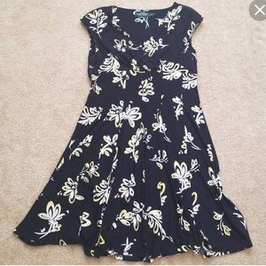 Lauren Ralph Lauren floral fit and flare dress